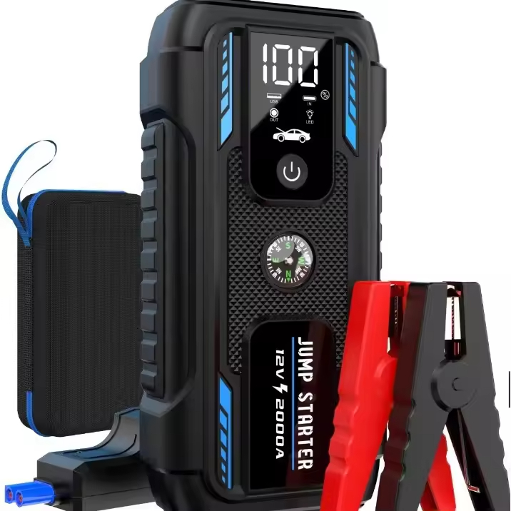 Portable Jump Starter - Tragbarer Auto-Starthilfegerät mit hoher Leistung 22000mAh,