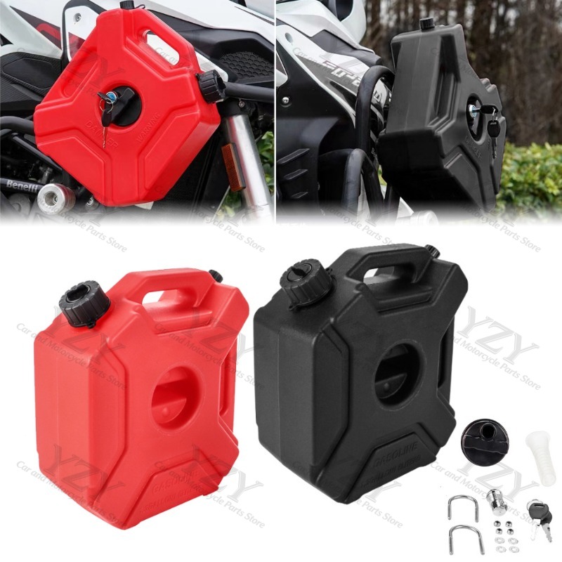 Car Accessories For Road Trip - 3L 5L Kunststoff-Reservekanister, zusätzlicher Benzintank für