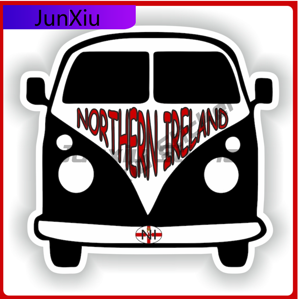 Car Accessories Ireland - Aufkleber „Van Northern Ireland“, hochwertiger Vinyl-Aufkleber