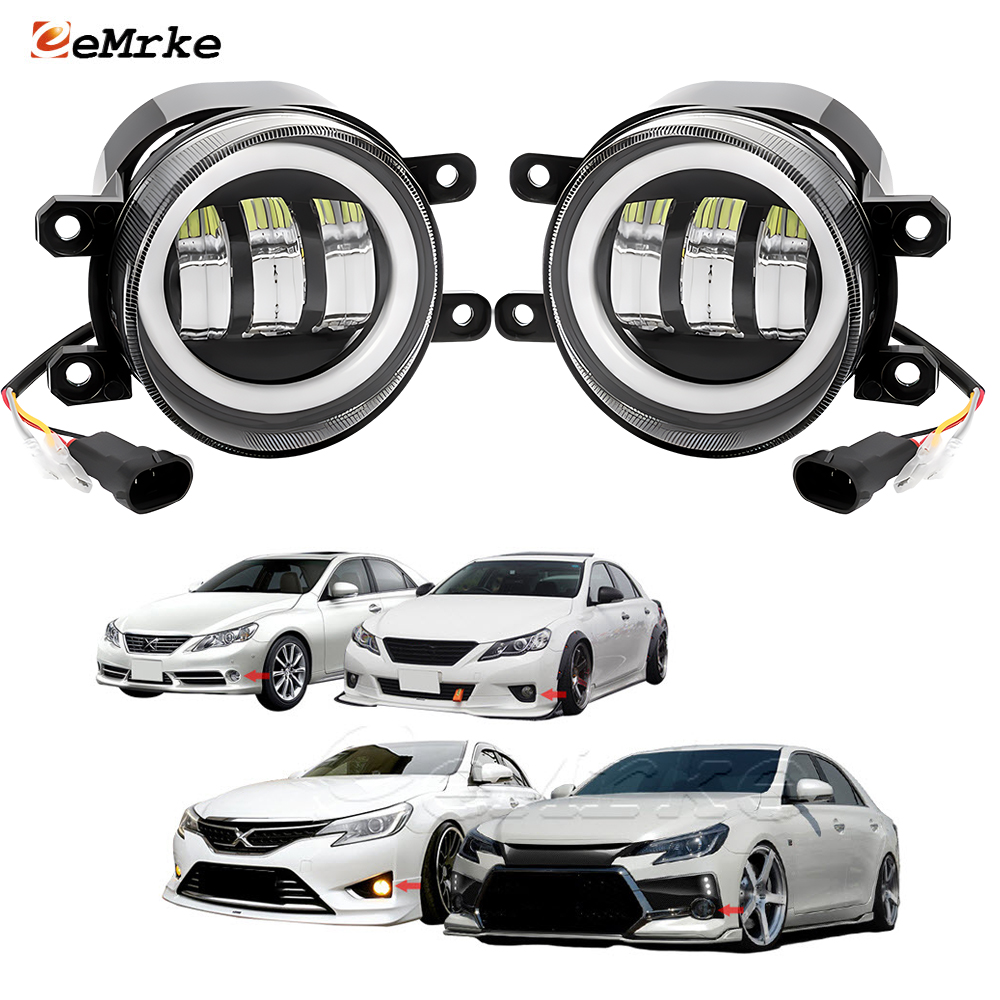 Car Accessories Xcent - LED-Nebelscheinwerfer mit Objektiv, Auto-PTF, 30 W,
