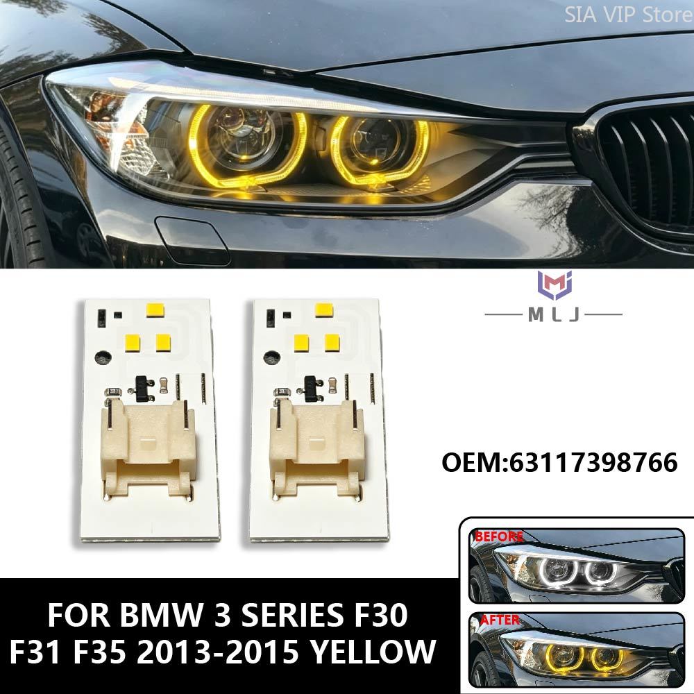 Car Accessories For Road Trip - DRL Angel Eye Gelber Chip 63117398766