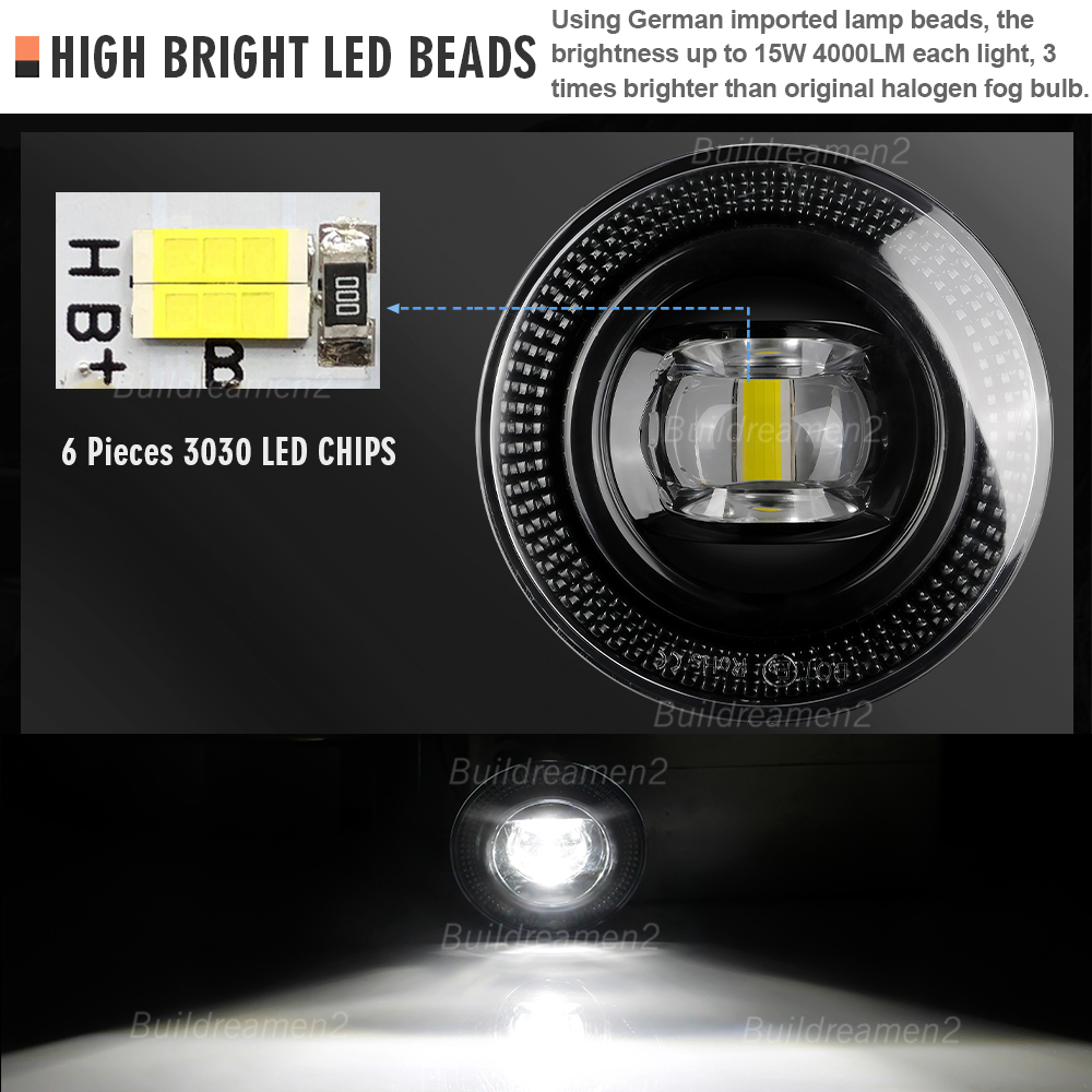 2 x 30 W LED-Nebelscheinwerfer – Car Accessories Xcent Bewertung und Preis