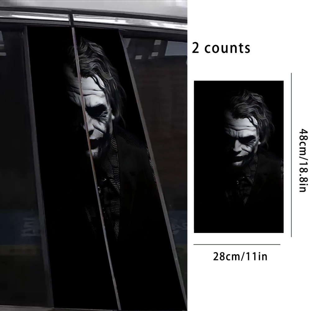 2 Stück schwarze, lustige Mask – Car Accessories Joker Bewertung und Preis