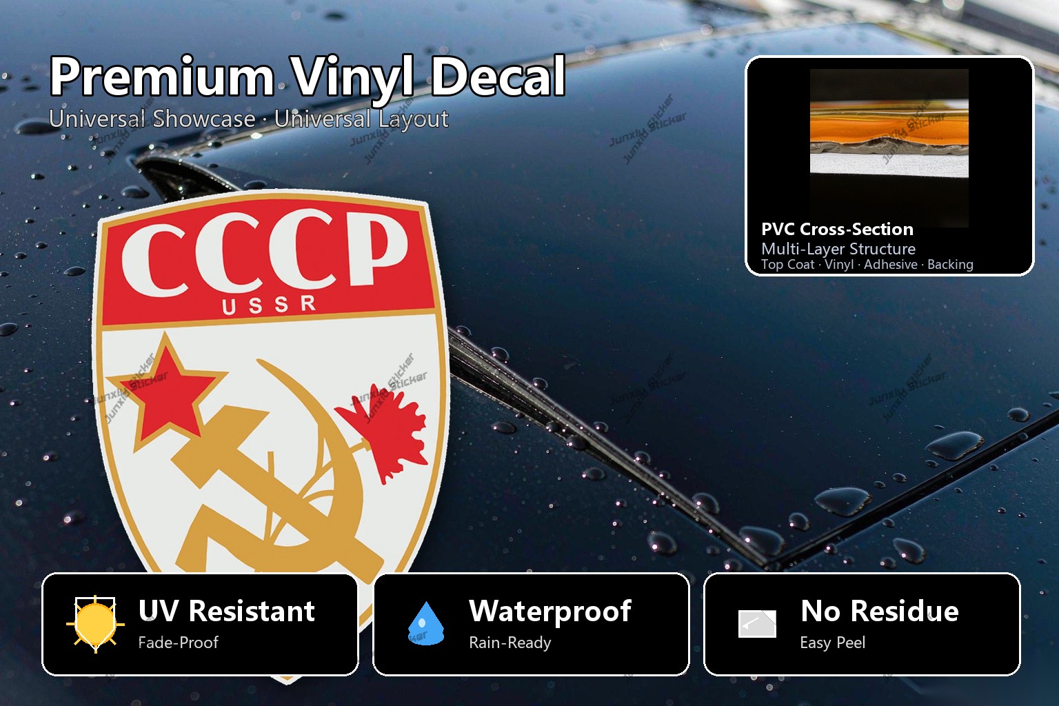 Ovaler IE Ireland Vinyl-Autoau – Car Accessories Ireland Bewertung und Preis