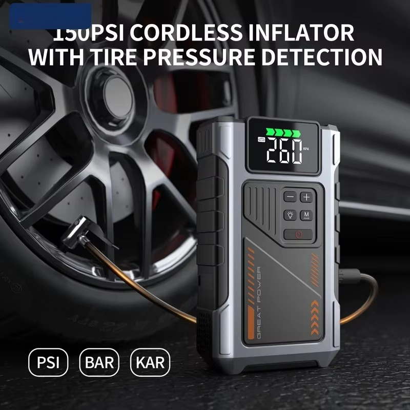 Tragbarer Auto-Starthilfekompr – Portable Jump Starter Bewertung und Preis