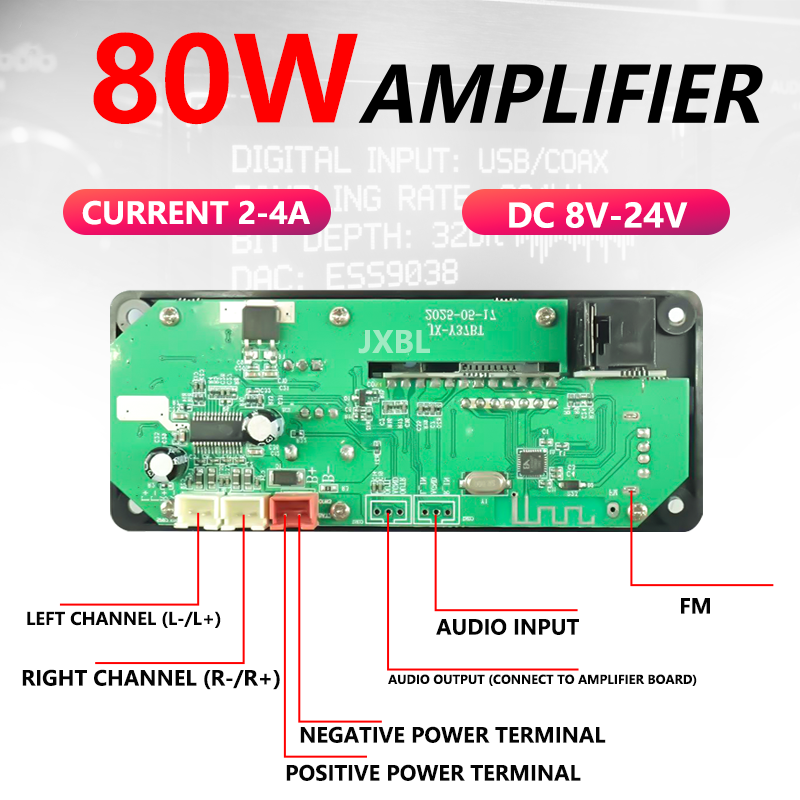 80W Bluetooth 5.0 MP3-Decoder- – Fm Transmitter Bewertung und Preis