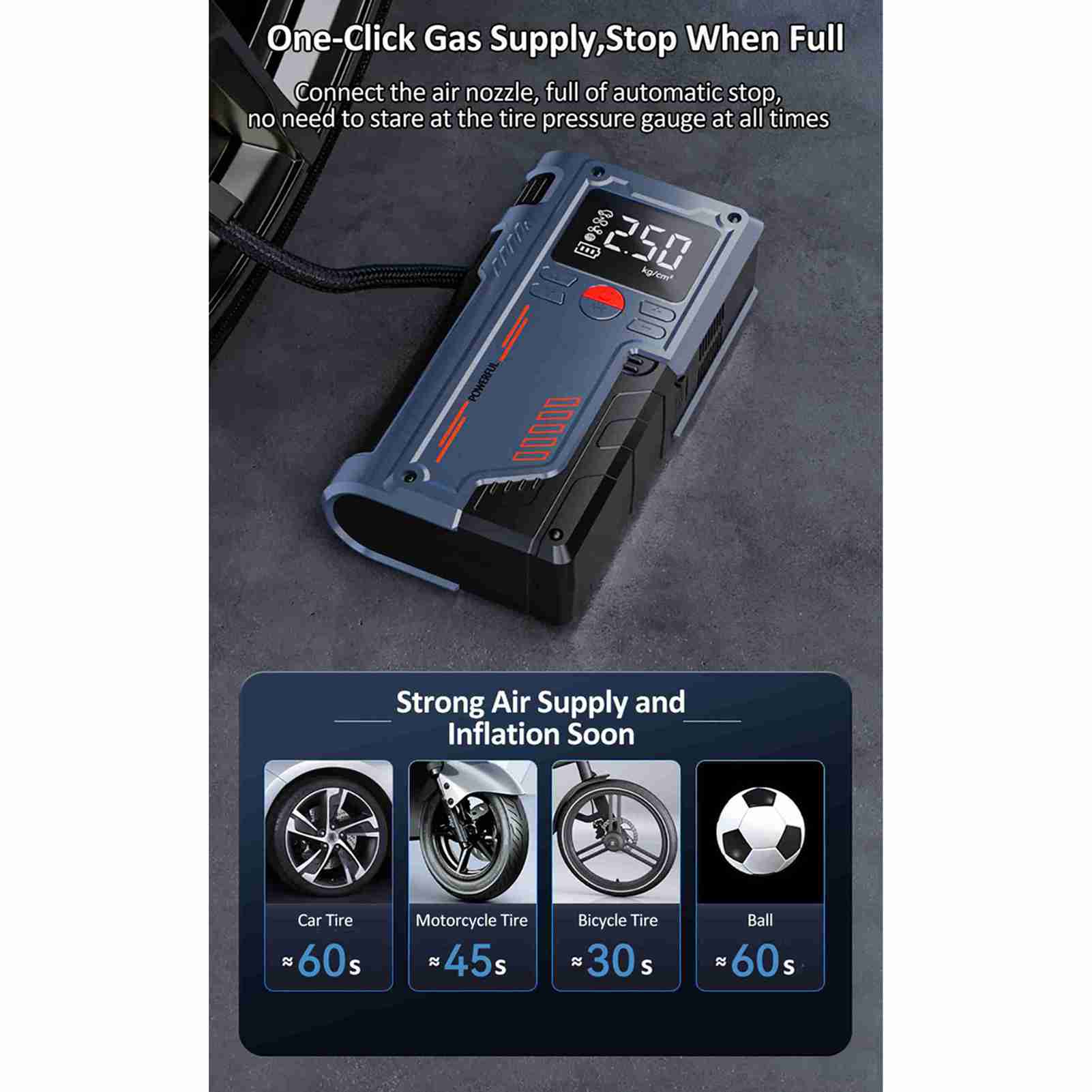 Luftpumpen-Batterie-Booster-Ge – Portable Jump Starter Bewertung und Preis