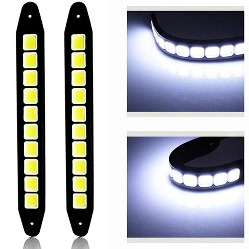 1/2 stücke DRL COB Auto LED Ta – Car Accessories For Road Trip Bewertung und Preis