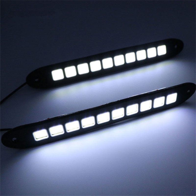 1/2 stücke DRL COB Auto LED Ta – Car Accessories For Road Trip Bewertung und Preis