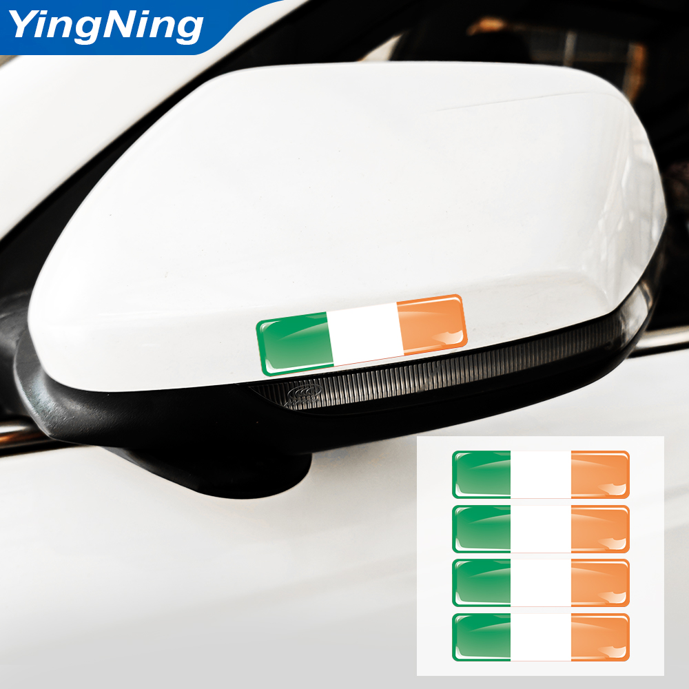 4 Stück Irland-Flaggen-Autoauf – Car Accessories Ireland Bewertung und Preis