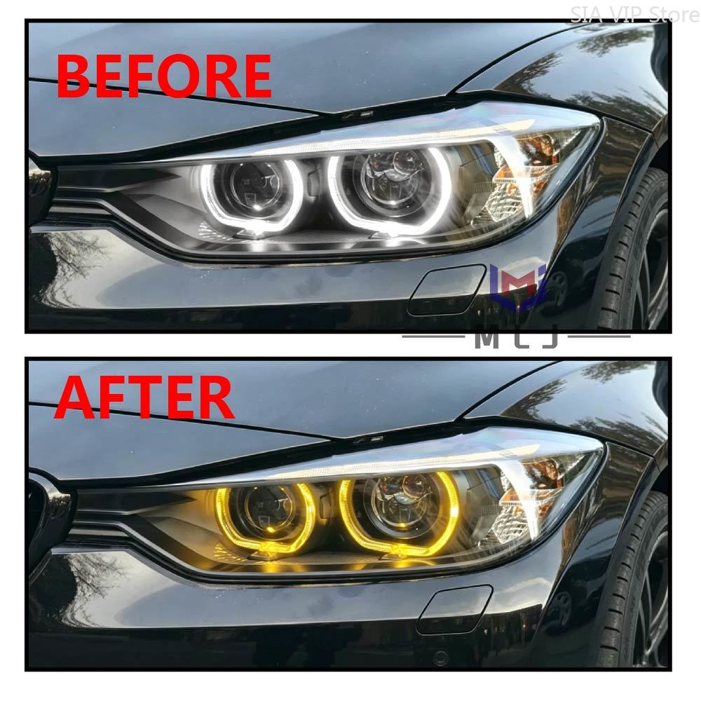 DRL Angel Eye Gelber Chip 6311 – Car Accessories For Road Trip Bewertung und Preis